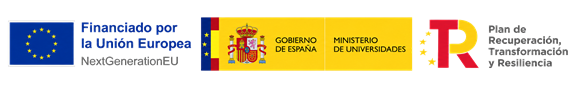 Financiado por la Unión Europea - NextGenerationEU; Gobierno de España, Ministerio de Universidades; Plan de Recuperación, Transformación y Resiliencia